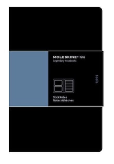 Moleskine Folio Professional Stick Notes: 3 Packs of 20 Stick Notes (2 Plain/I Ruled)