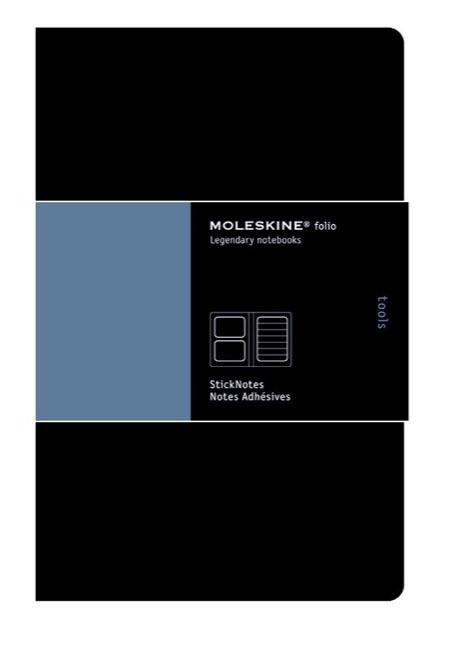 Moleskine Folio Professional Stick Notes: 3 Packs of 20 Stick Notes (2 Plain/I Ruled)