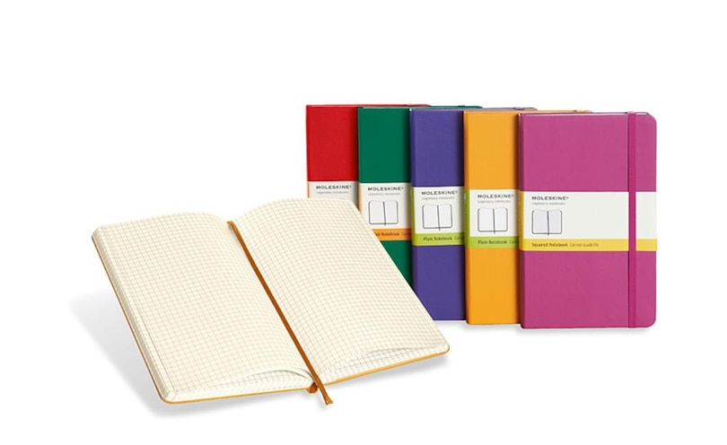 Moleskine Classic Notebook, Large, Squared, Oxide Green, Hard Cover (5 x 8.25)