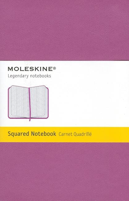Couverture_Moleskine Classic Notebook, Pocket, Squared, Magenta, Hard Cover (3.5 x 5.5)