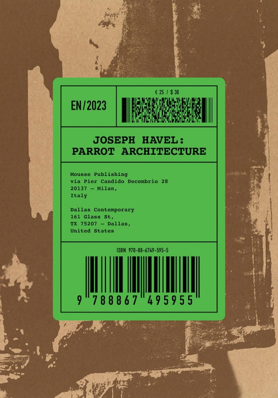 Couverture_Joseph Havel: Parrot Architecture