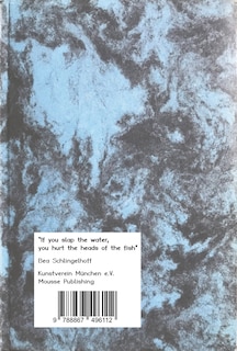 Front cover_Bea Schlingelhoff: “If you slap the water, you hurt the heads of the fish”