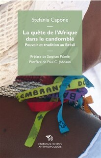 Front cover_La quête de l'Afrique dans le candomblé