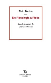 Front cover_De l'idéologie à l'idée