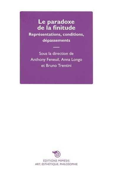 Front cover_Le paradoxe de la finitude