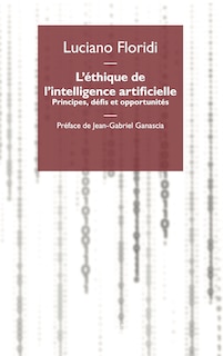 Front cover_L' éthique de l'intelligence artificielle