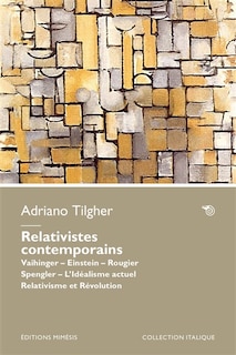 Front cover_Relativistes contemporains