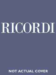 La Donna Del Lago Opera Vocal Score Based On Critical Edition It Only