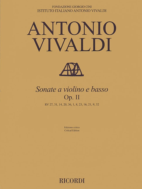 Front cover_Sonata For Violin And Basso Continuo, Op. 2