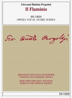 Front cover_Il Flaminio Vocal Score based on the Critical Edition by Ivano Bettin