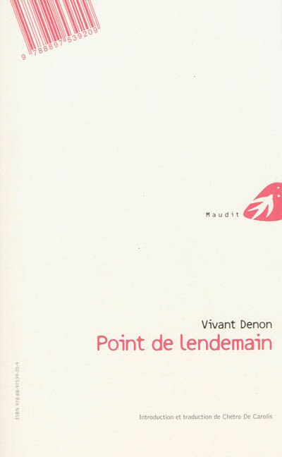 Front cover_Point de lendemain