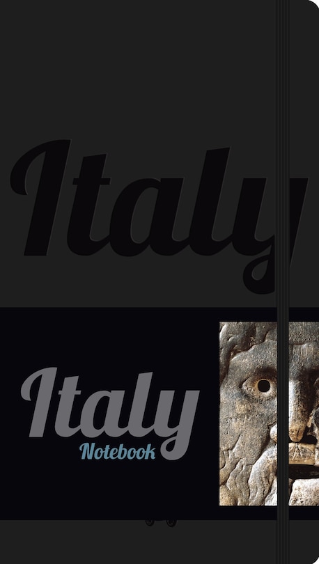 Front cover_Italy Visual Notebook: Black