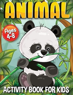 Front cover_Animal Activity Book for Kids
