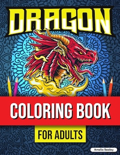 Front cover_Mythical Creatures Coloring Book for Adults