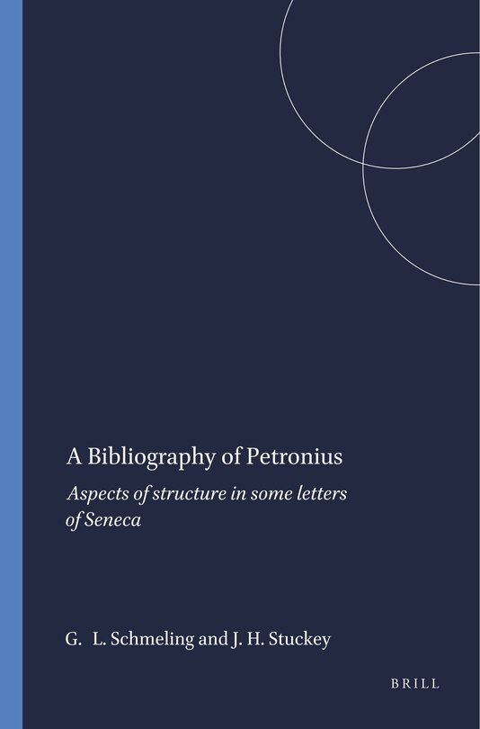 Front cover_A Bibliography of Petronius