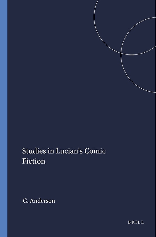Couverture_Studies in Lucian's Comic Fiction