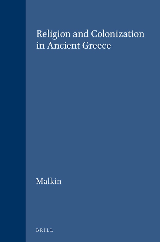 Front cover_Religion and Colonization in Ancient Greece