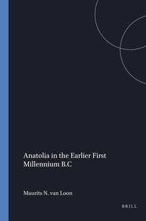 Couverture_Anatolia in the Earlier First Millennium B.C