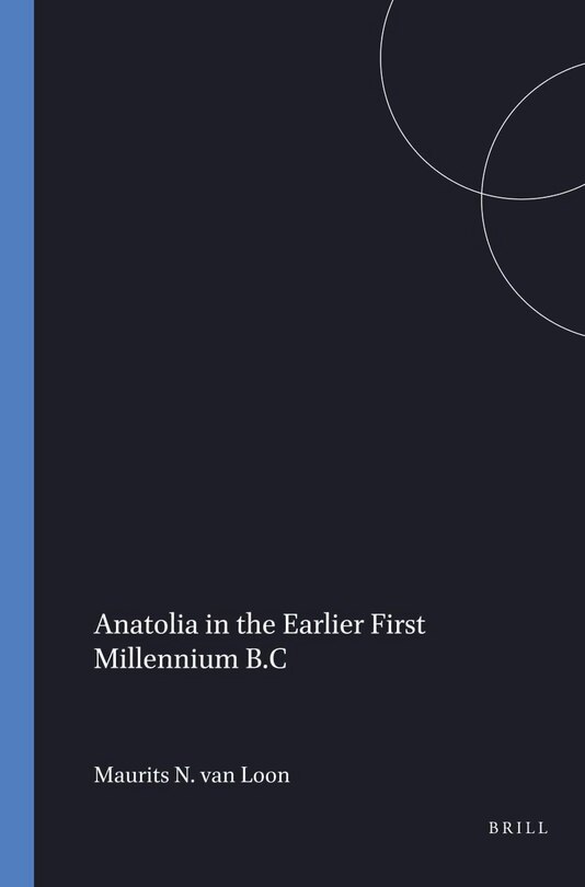 Couverture_Anatolia in the Earlier First Millennium B.C