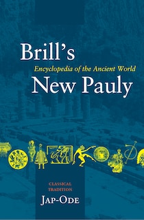 Couverture_Brill's New Pauly, Classical Tradition, Volume III (Jap-Ode)