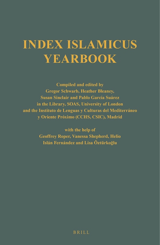 Front cover_Index Islamicus Volume 1971-1975