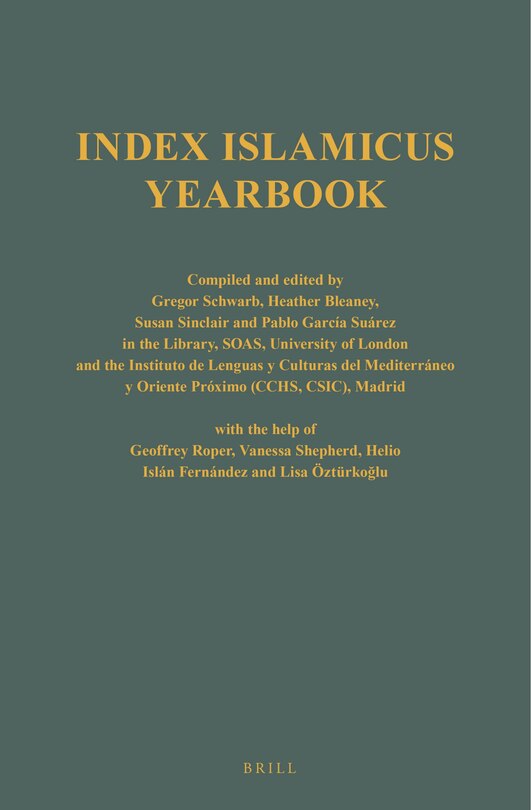 Front cover_Index Islamicus Volume 1995