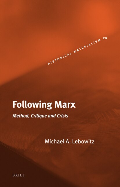 Front cover_Following Marx