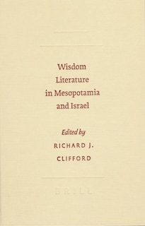 Front cover_Wisdom Literature in Mesopotamia and Israel