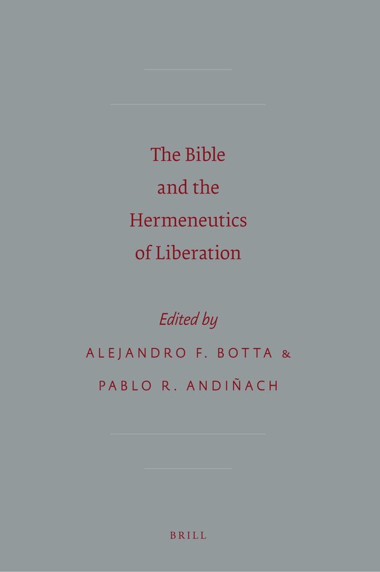 Couverture_The Bible and the Hermeneutics of Liberation
