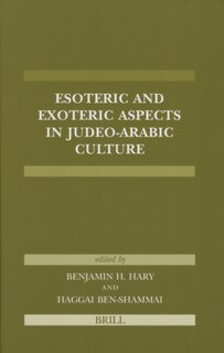 Front cover_Esoteric and Exoteric Aspects in Judeo-Arabic Culture