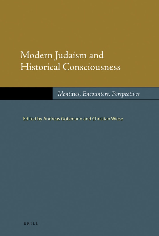 Couverture_Modern Judaism and Historical Consciousness