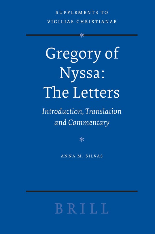 Couverture_Gregory of Nyssa: The Letters