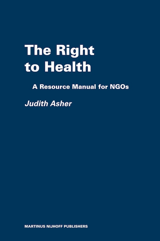 Couverture_The Right to Health