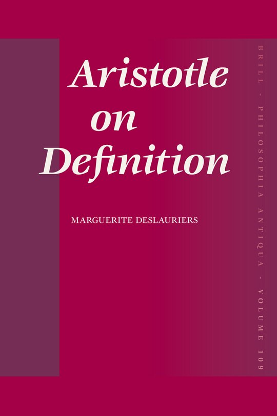Couverture_Aristotle on Definition