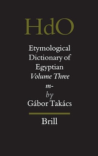 Couverture_Etymological Dictionary of Egyptian
