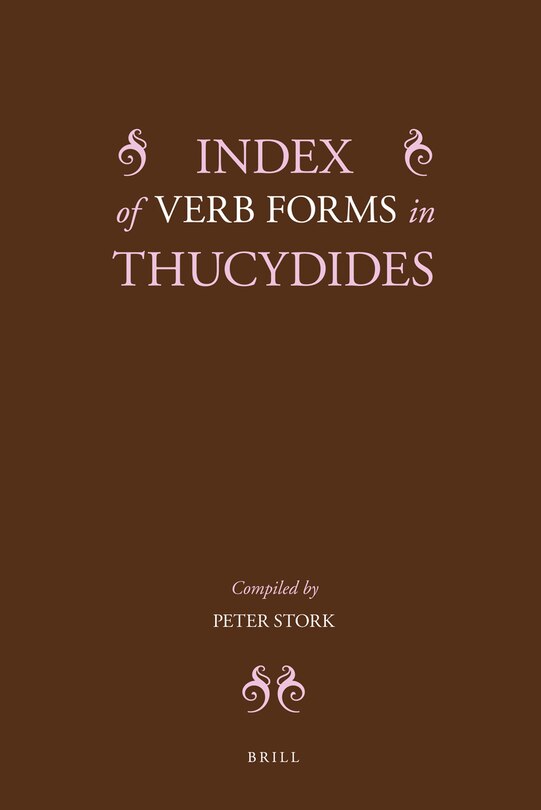 Front cover_Index of Verb Forms in Thucydides
