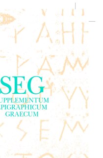 Front cover_Supplementum Epigraphicum Graecum, Volume XXVII (1977)