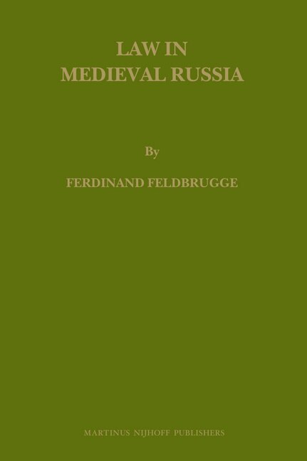 Couverture_Law in Medieval Russia