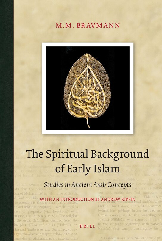 Front cover_The Spiritual Background of Early Islam