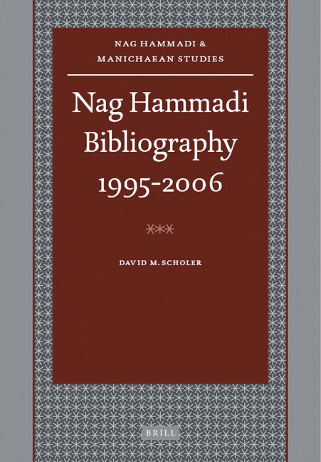 Front cover_Nag Hammadi Bibliography 1995-2006
