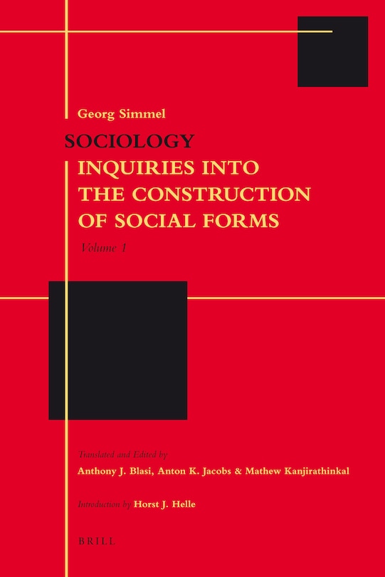 Front cover_Sociology: Inquiries into the Construction of Social Forms