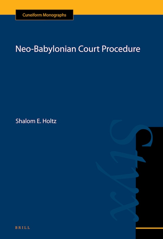Couverture_Neo-Babylonian Court Procedure