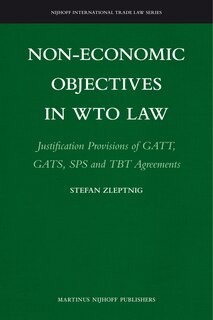 Couverture_Non-Economic Objectives in WTO Law