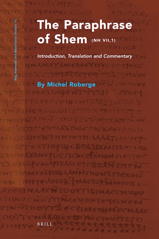 Front cover_The Paraphrase of Shem (NH VII,1)