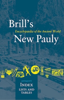 Couverture_Brill's New Pauly, Antiquity, Index