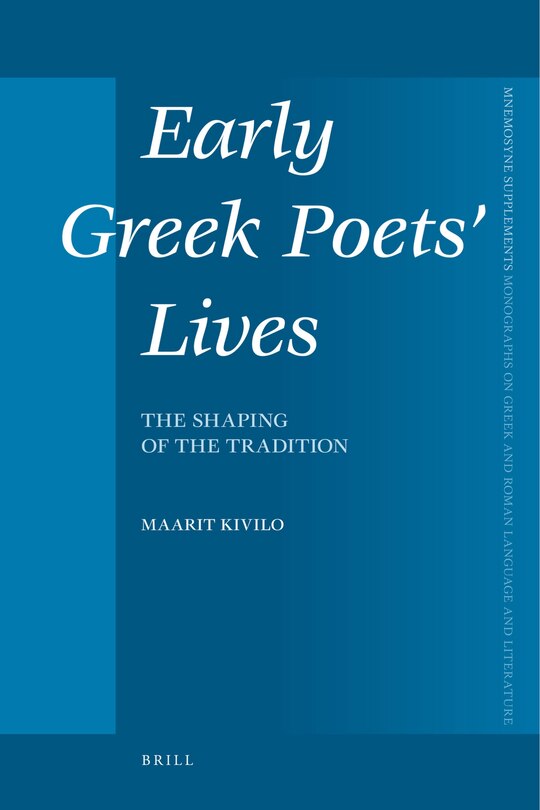 Front cover_Early Greek Poets' Lives