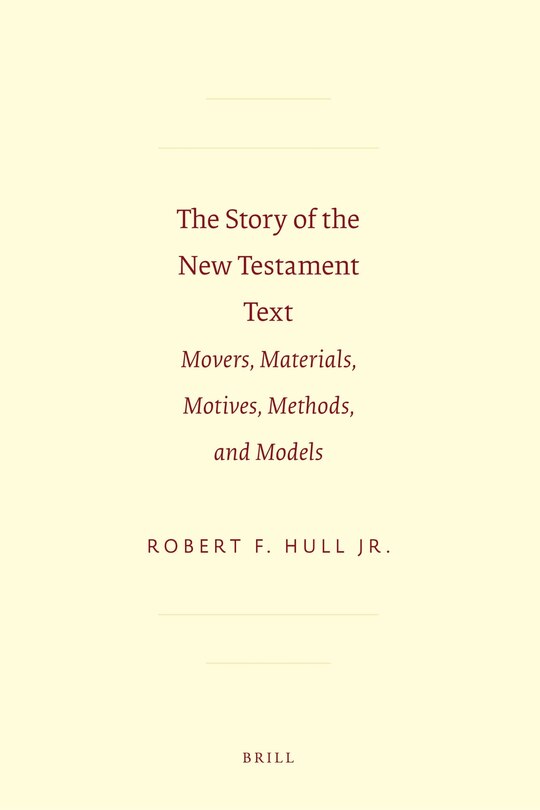 Couverture_The Story of the New Testament Text