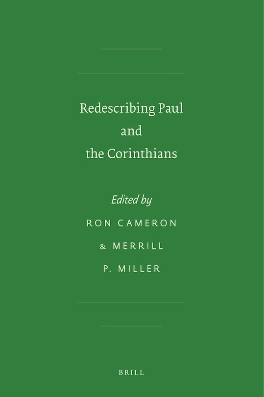 Couverture_Redescribing Paul and the Corinthians