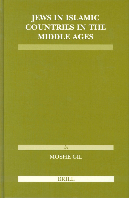 Front cover_Jews in Islamic Countries in the Middle Ages