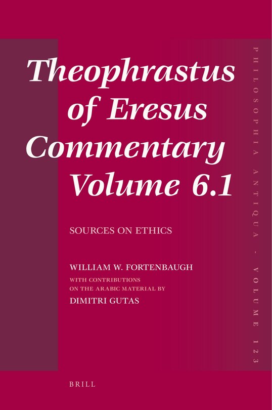 Couverture_Theophrastus of Eresus Commentary Volume 6.1